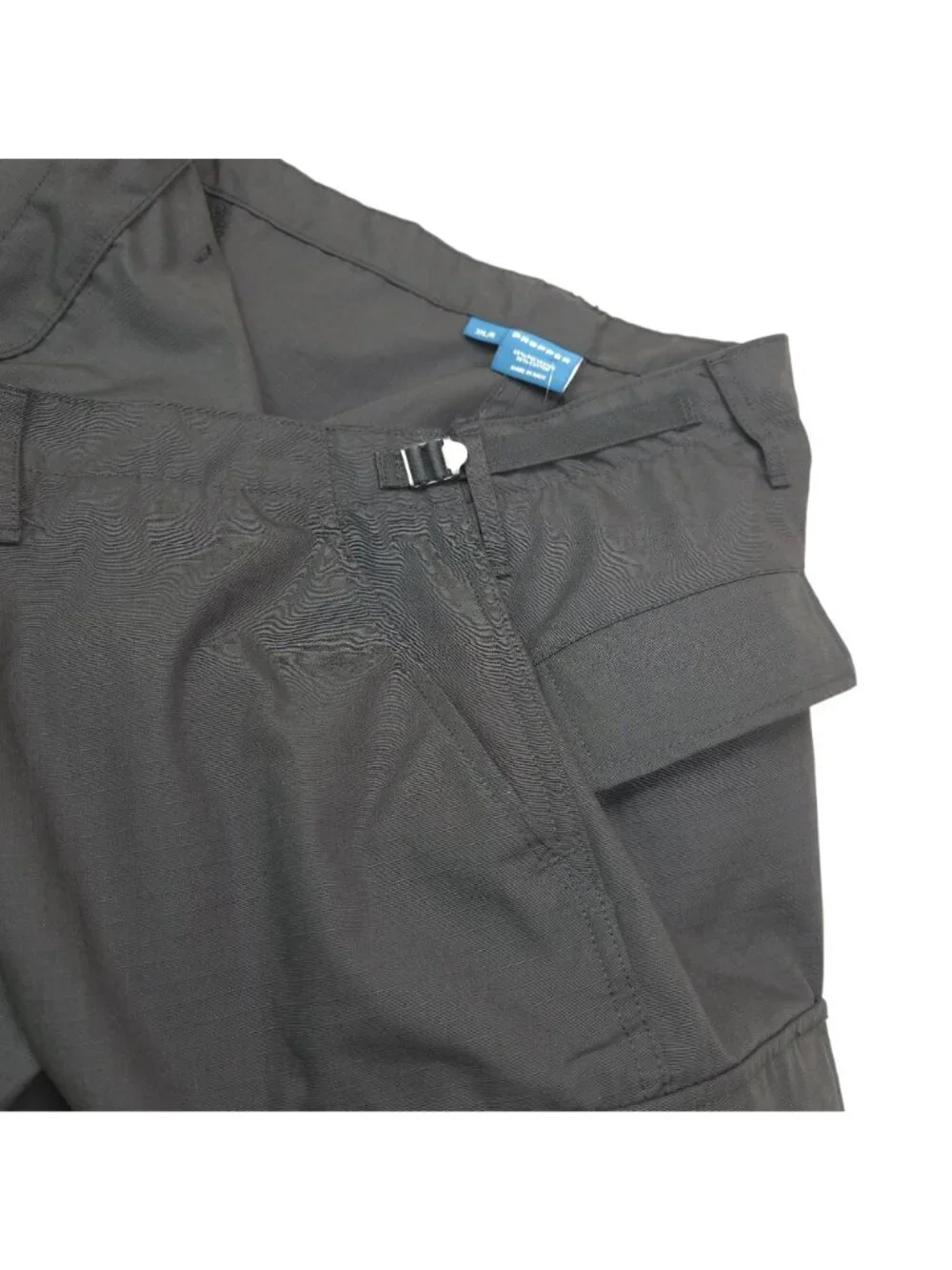 Propper Mens Black Tactical Cargo Pants 3XL R Adjustable Drawstrings & Pockets